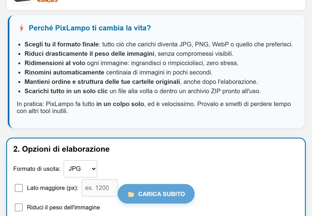 PixLampo Web Tool