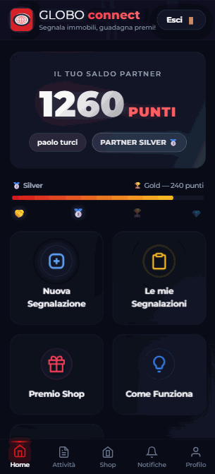 ZonaBlindata Partner App Home